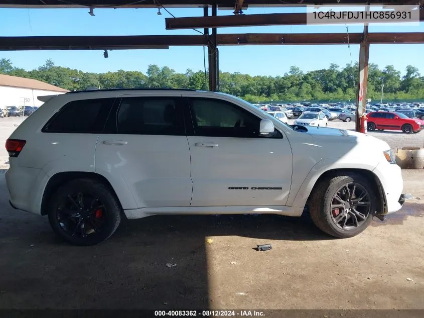 1C4RJFDJ1HC856931 2017 Jeep Grand Cherokee Srt