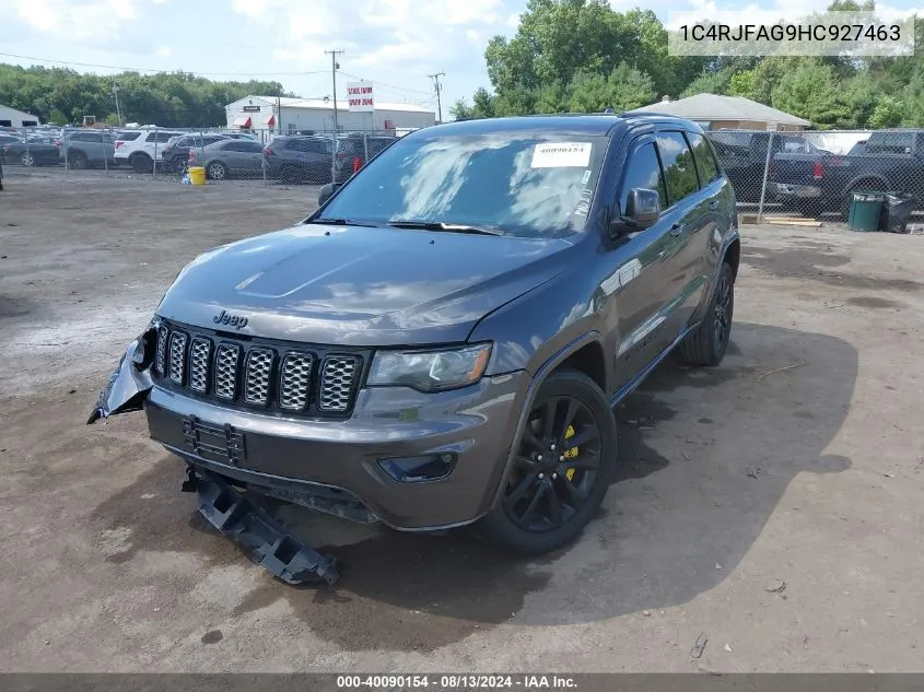 1C4RJFAG9HC927463 2017 Jeep Grand Cherokee Altitude 4X4