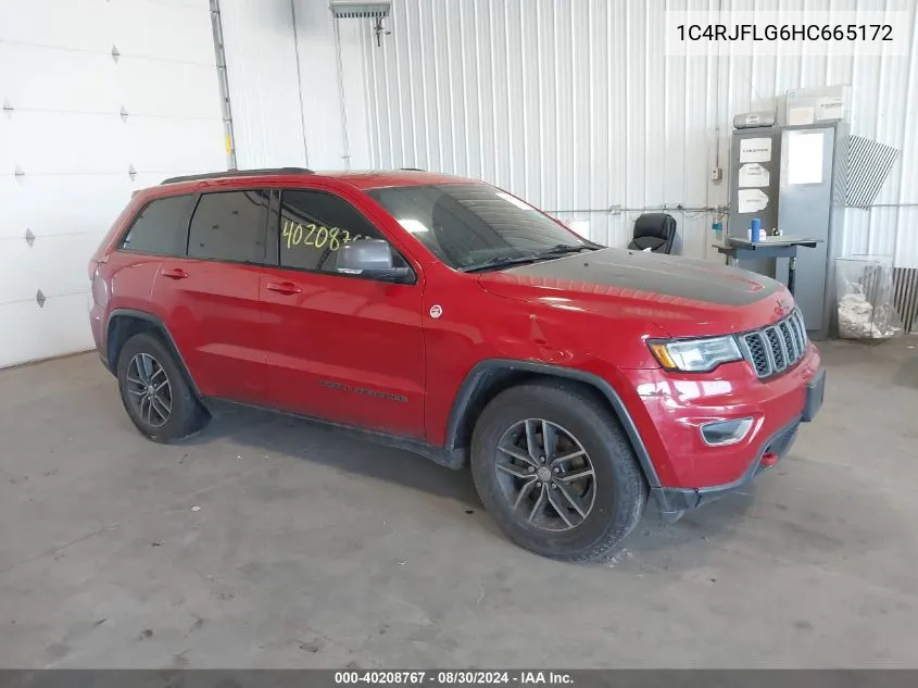 1C4RJFLG6HC665172 2017 Jeep Grand Cherokee Trailhawk 4X4