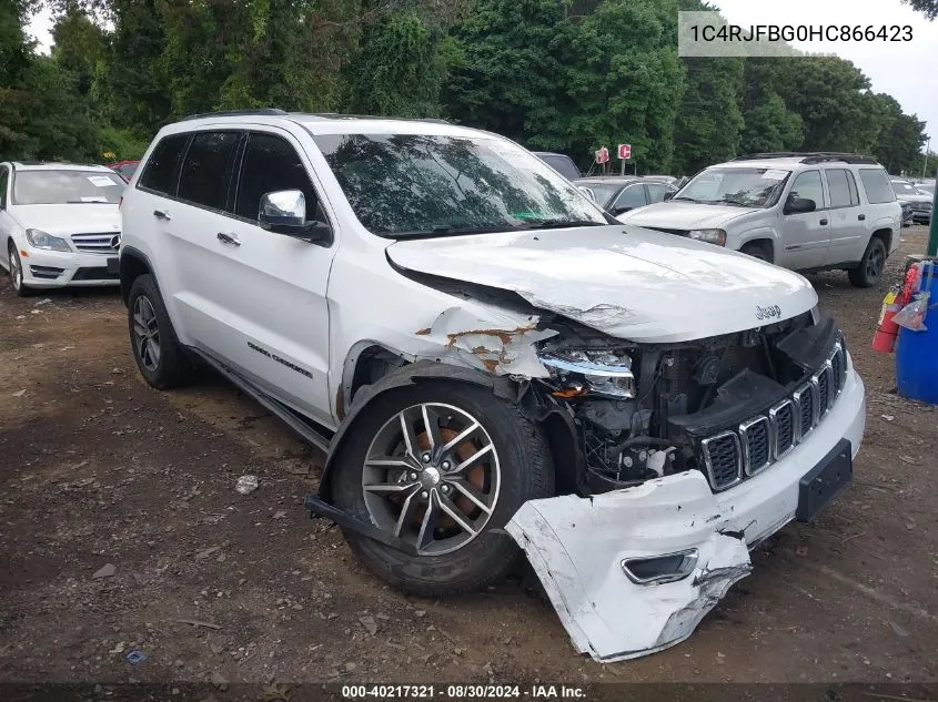 2017 Jeep Grand Cherokee Limited 4X4 VIN: 1C4RJFBG0HC866423 Lot: 40217321