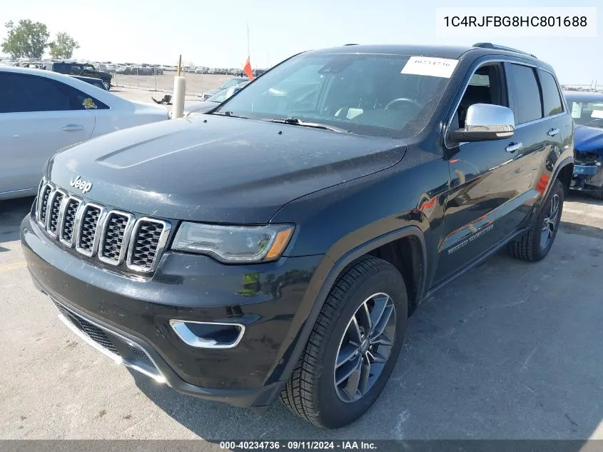 1C4RJFBG8HC801688 2017 Jeep Grand Cherokee Limited