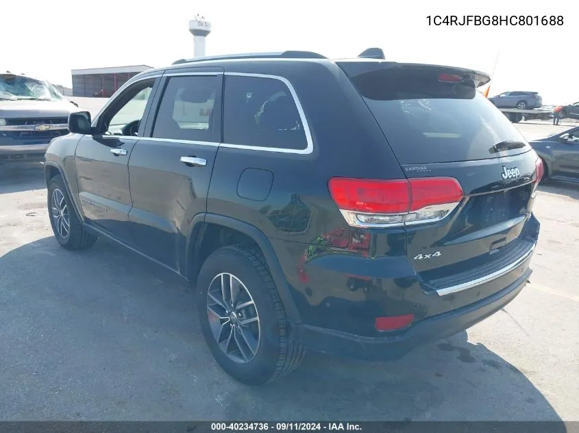 1C4RJFBG8HC801688 2017 Jeep Grand Cherokee Limited