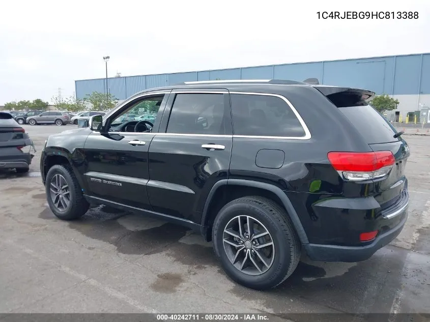 2017 Jeep Grand Cherokee Limited 4X2 VIN: 1C4RJEBG9HC813388 Lot: 40242711