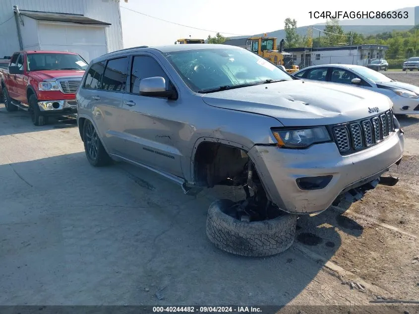 2017 Jeep Grand Cherokee Altitude 4X4 VIN: 1C4RJFAG6HC866363 Lot: 40244482