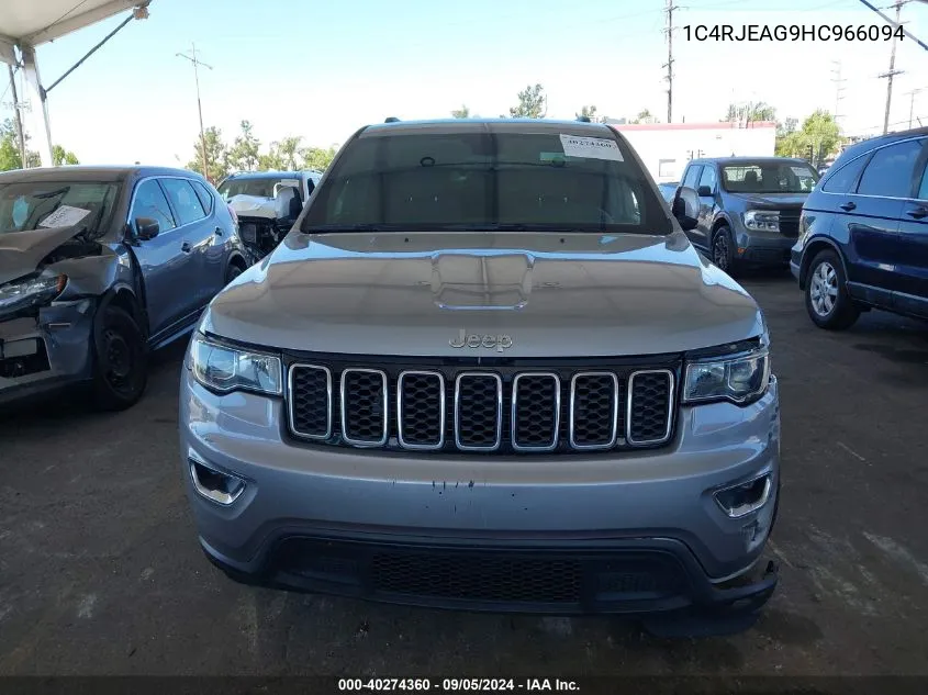 1C4RJEAG9HC966094 2017 Jeep Grand Cherokee Laredo