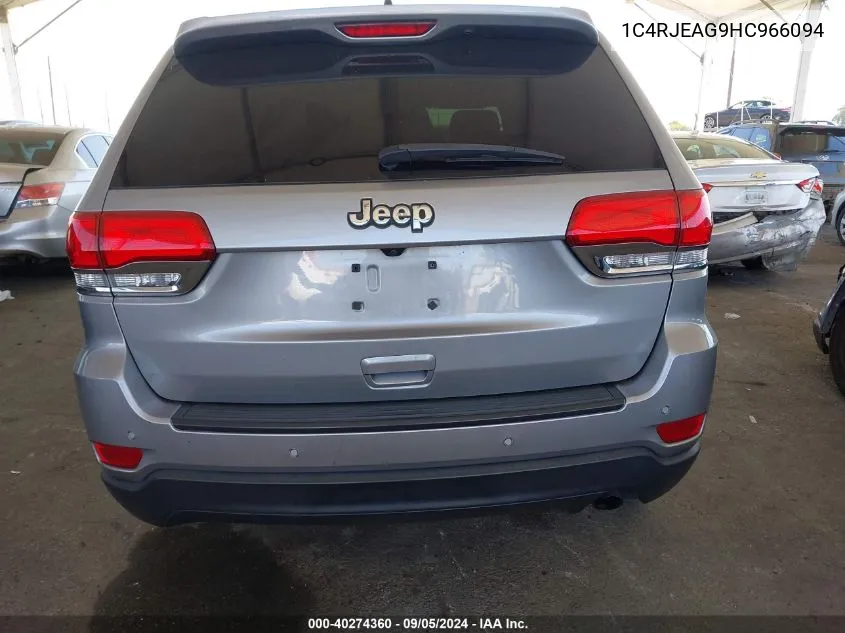 1C4RJEAG9HC966094 2017 Jeep Grand Cherokee Laredo