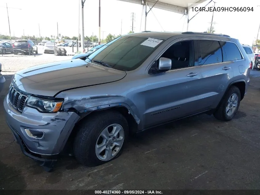 1C4RJEAG9HC966094 2017 Jeep Grand Cherokee Laredo