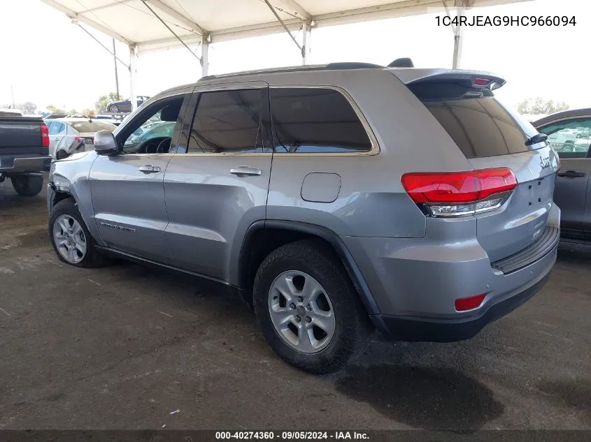 2017 Jeep Grand Cherokee Laredo VIN: 1C4RJEAG9HC966094 Lot: 40274360