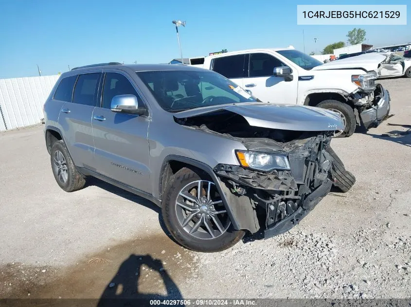 1C4RJEBG5HC621529 2017 Jeep Grand Cherokee Limited 4X2