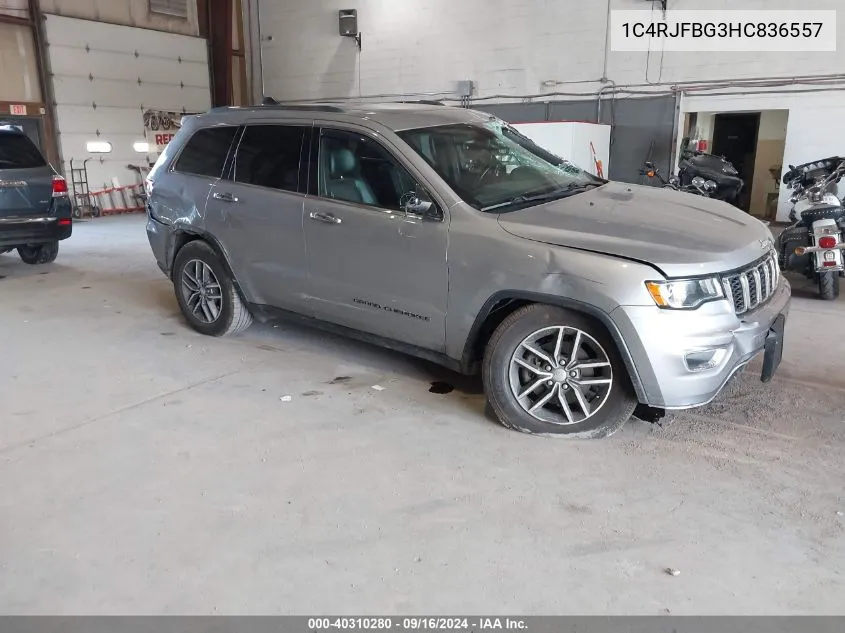 1C4RJFBG3HC836557 2017 Jeep Grand Cherokee Limited 4X4