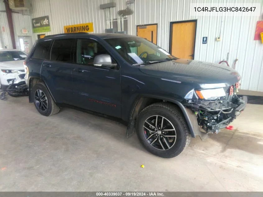 1C4RJFLG3HC842647 2017 Jeep Grand Cherokee Trailhawk 4X4