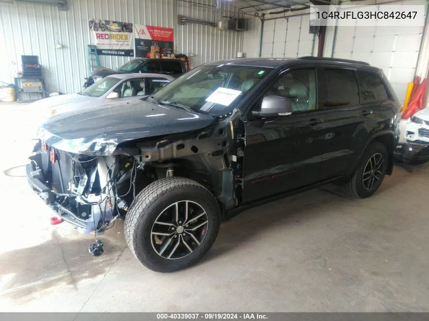 2017 Jeep Grand Cherokee Trailhawk 4X4 VIN: 1C4RJFLG3HC842647 Lot: 40339037