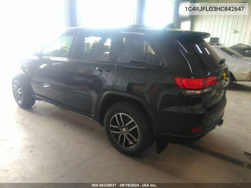 1C4RJFLG3HC842647 2017 Jeep Grand Cherokee Trailhawk 4X4