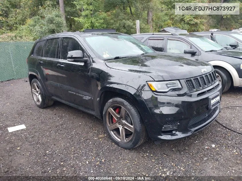 2017 Jeep Grand Cherokee Srt 4X4 VIN: 1C4RJFDJ7HC873927 Lot: 40358648