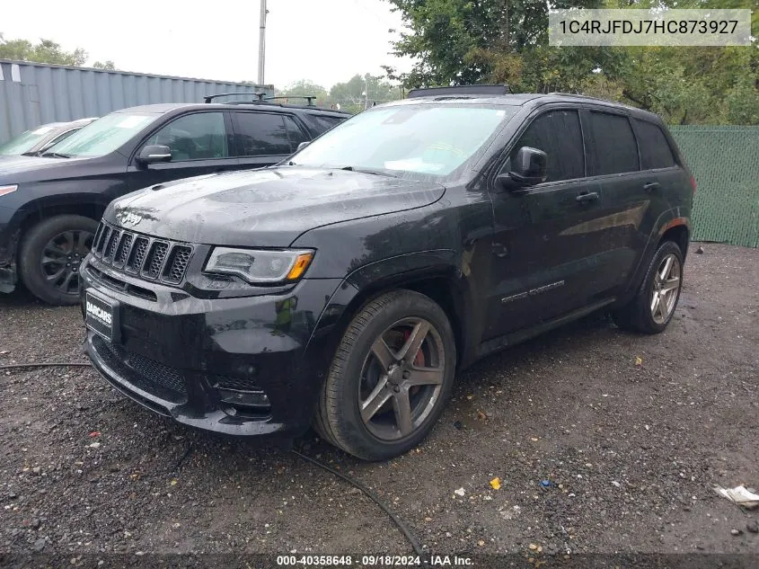 2017 Jeep Grand Cherokee Srt 4X4 VIN: 1C4RJFDJ7HC873927 Lot: 40358648