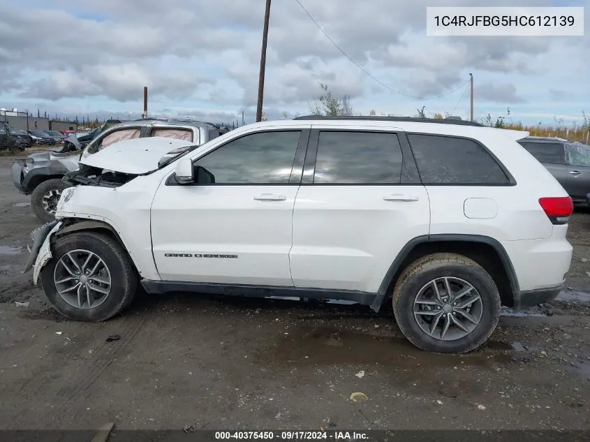 2017 Jeep Grand Cherokee Limited VIN: 1C4RJFBG5HC612139 Lot: 40375450