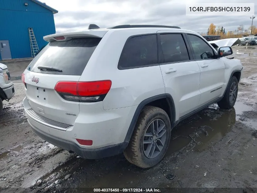 1C4RJFBG5HC612139 2017 Jeep Grand Cherokee Limited