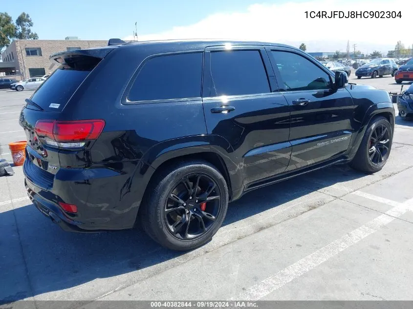 2017 Jeep Grand Cherokee Srt 4X4 VIN: 1C4RJFDJ8HC902304 Lot: 40382844