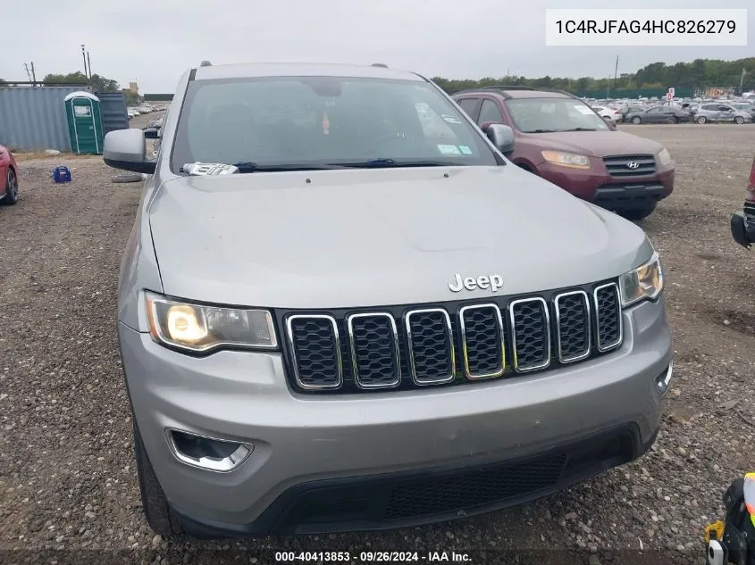 2017 Jeep Grand Cherokee Laredo VIN: 1C4RJFAG4HC826279 Lot: 40413853