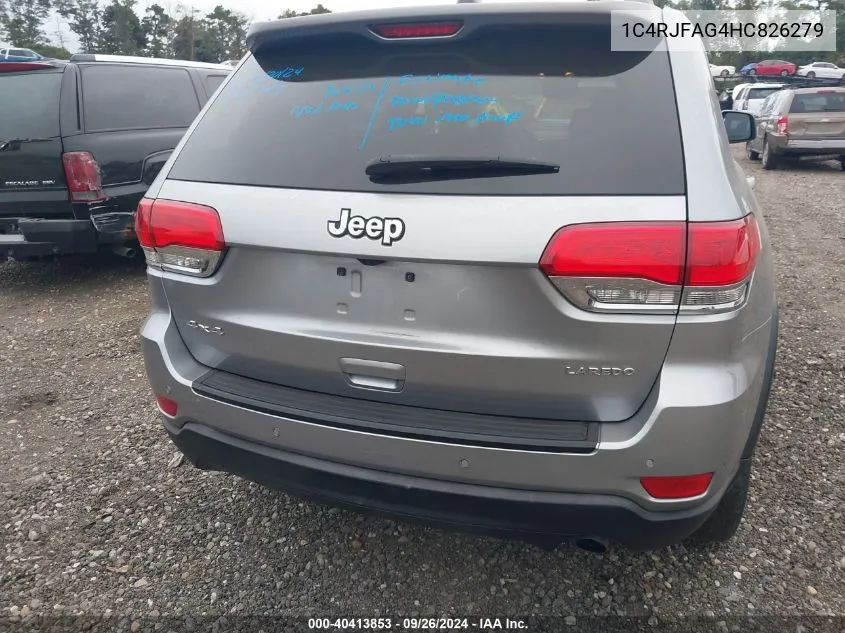 1C4RJFAG4HC826279 2017 Jeep Grand Cherokee Laredo