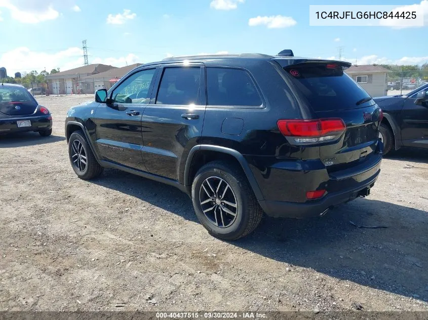 2017 Jeep Grand Cherokee Trailhawk 4X4 VIN: 1C4RJFLG6HC844425 Lot: 40437515