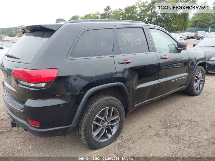 1C4RJFBGXHC862590 2017 Jeep Grand Cherokee Limited 4X4