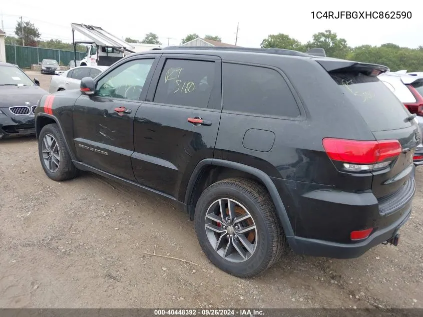 2017 Jeep Grand Cherokee Limited 4X4 VIN: 1C4RJFBGXHC862590 Lot: 40448392