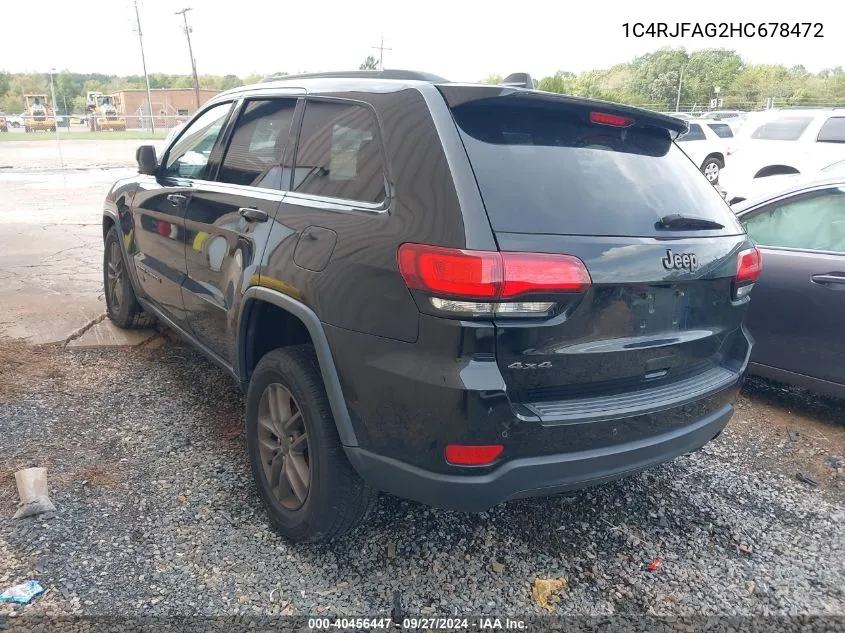 2017 Jeep Grand Cherokee 75Th Anniversary Edition 4X4 VIN: 1C4RJFAG2HC678472 Lot: 40456447