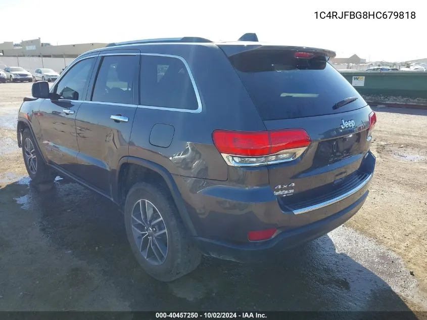 1C4RJFBG8HC679818 2017 Jeep Grand Cherokee Limited 4X4