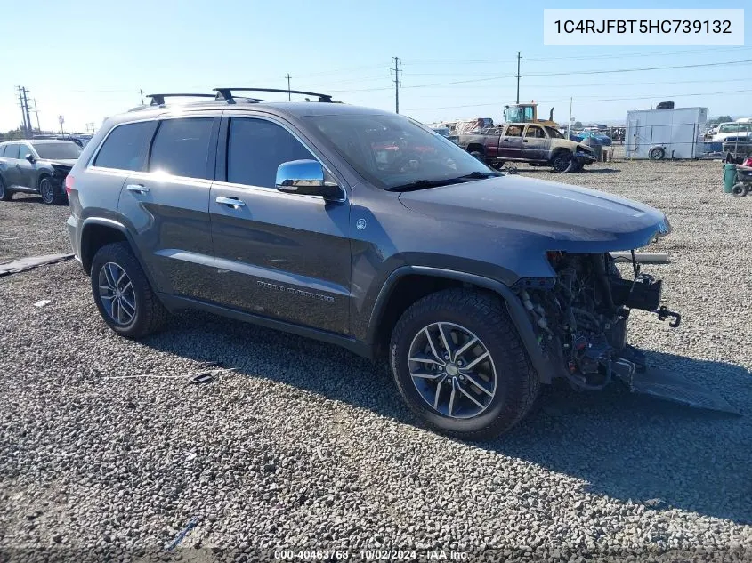 2017 Jeep Grand Cherokee Limited 4X4 VIN: 1C4RJFBT5HC739132 Lot: 40463768