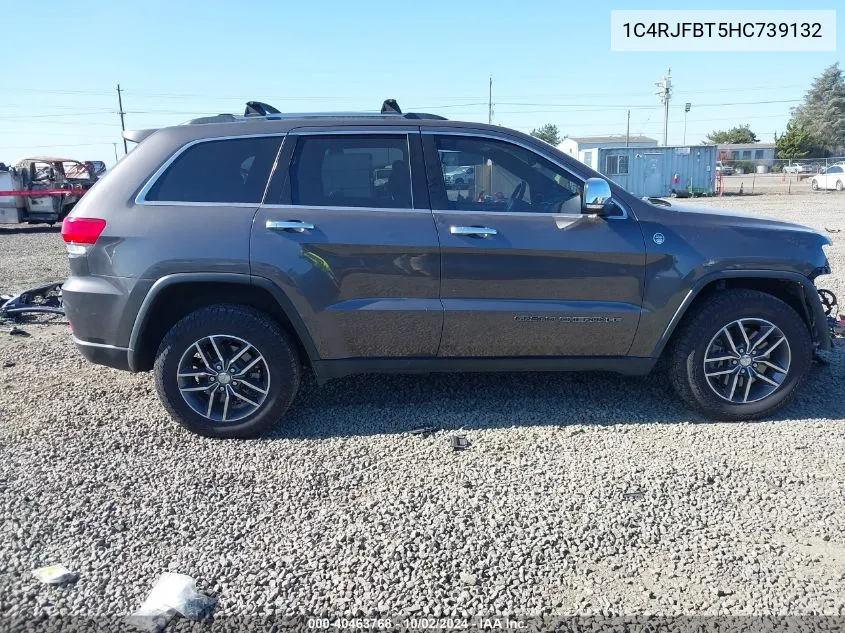 2017 Jeep Grand Cherokee Limited 4X4 VIN: 1C4RJFBT5HC739132 Lot: 40463768