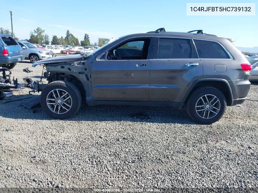 2017 Jeep Grand Cherokee Limited 4X4 VIN: 1C4RJFBT5HC739132 Lot: 40463768