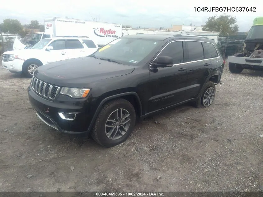 1C4RJFBG7HC637642 2017 Jeep Grand Cherokee Limited 4X4