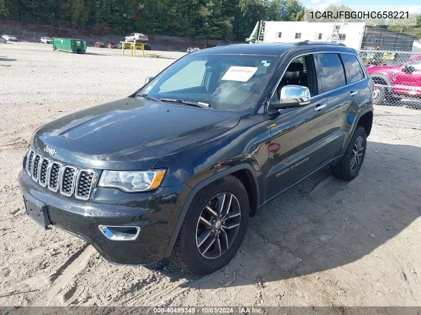 2017 Jeep Grand Cherokee Limited 4X4 VIN: 1C4RJFBG0HC658221 Lot: 40499349