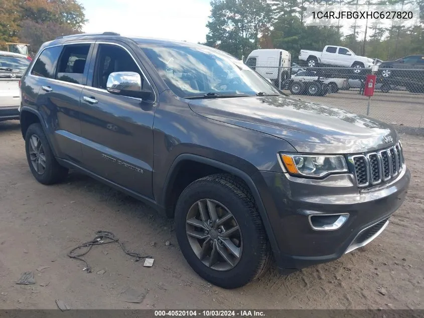 1C4RJFBGXHC627820 2017 Jeep Grand Cherokee Limited 4X4