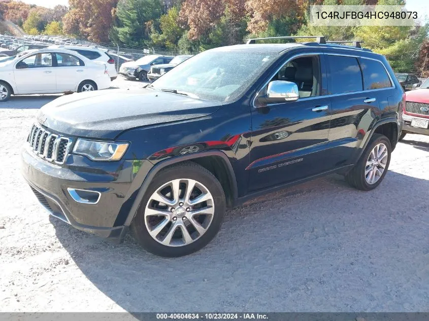 2017 Jeep Grand Cherokee Limited 4X4 VIN: 1C4RJFBG4HC948073 Lot: 40604634