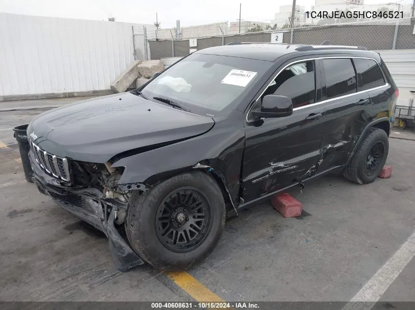 2017 Jeep Grand Cherokee Laredo 4X2 VIN: 1C4RJEAG5HC846521 Lot: 40608631