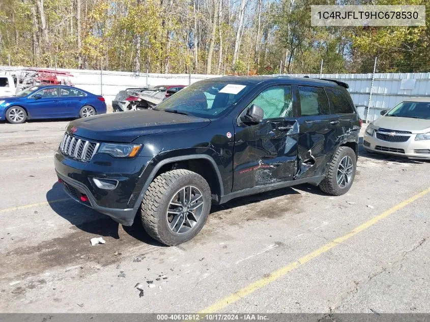 2017 Jeep Grand Cherokee Trailhawk 4X4 VIN: 1C4RJFLT9HC678530 Lot: 40612612