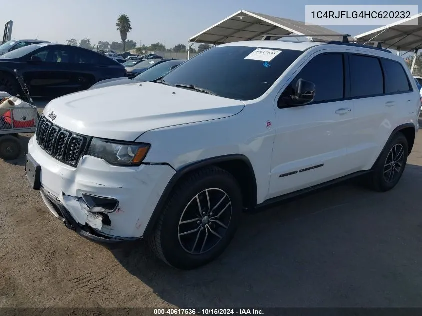 2017 Jeep Grand Cherokee Trailhawk 4X4 VIN: 1C4RJFLG4HC620232 Lot: 40617536