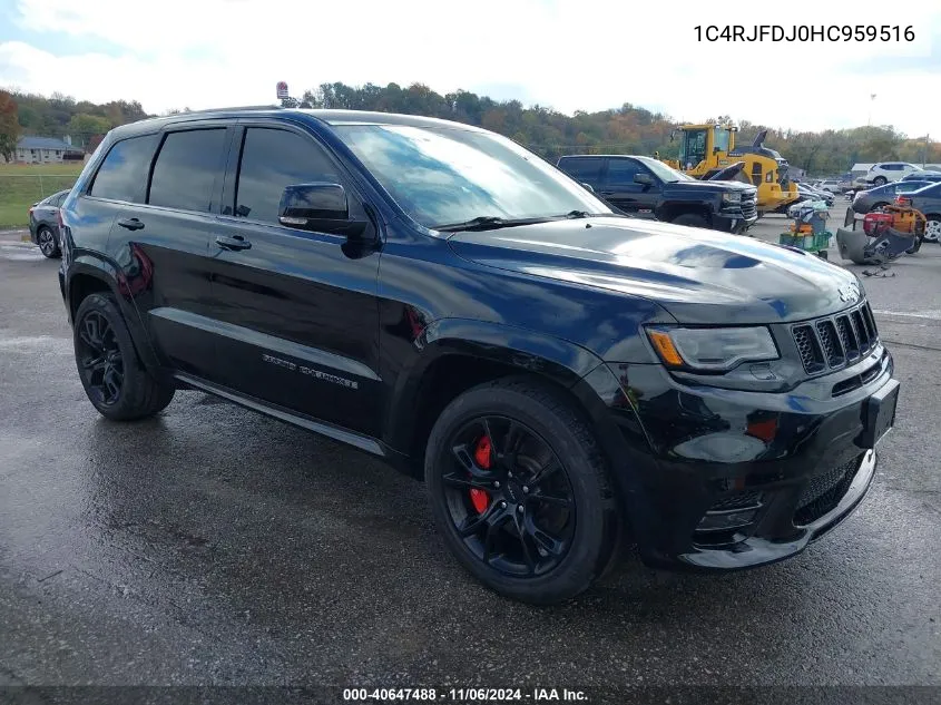 2017 Jeep Grand Cherokee Srt VIN: 1C4RJFDJ0HC959516 Lot: 40647488