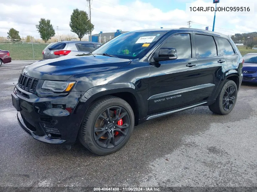 2017 Jeep Grand Cherokee Srt VIN: 1C4RJFDJ0HC959516 Lot: 40647488