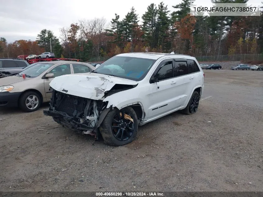 2017 Jeep Grand Cherokee Altitude 4X4 VIN: 1C4RJFAG6HC738057 Lot: 40650298