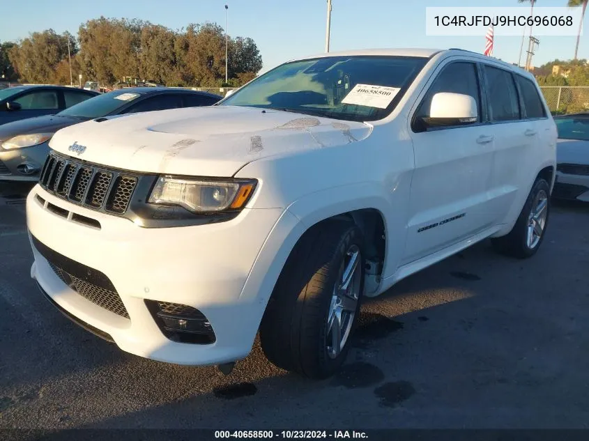 1C4RJFDJ9HC696068 2017 Jeep Grand Cherokee Srt 4X4