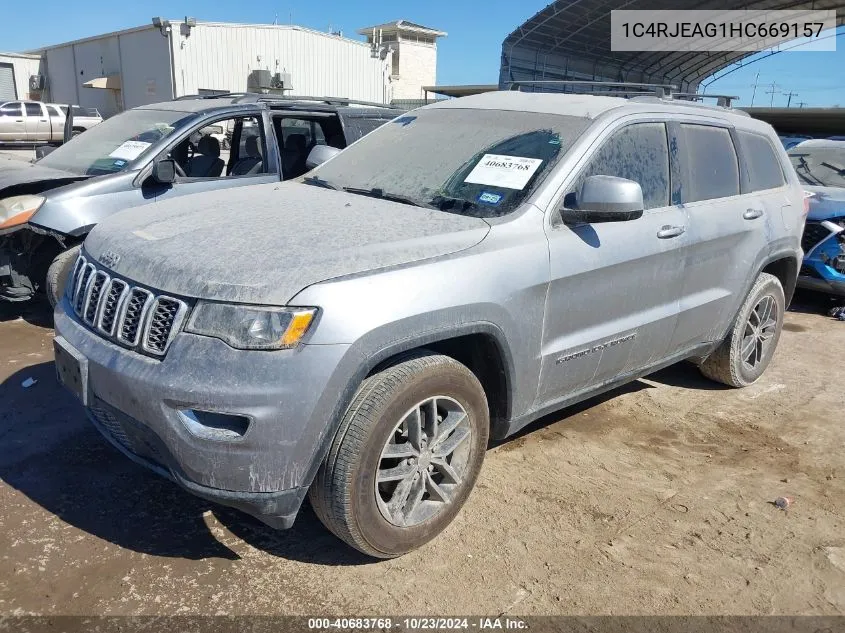 2017 Jeep Grand Cherokee Laredo 4X2 VIN: 1C4RJEAG1HC669157 Lot: 40683768