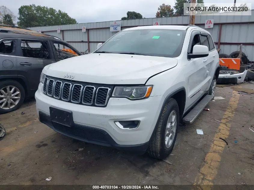 2017 Jeep Grand Cherokee Laredo 4X4 VIN: 1C4RJFAG6HC633230 Lot: 40703104