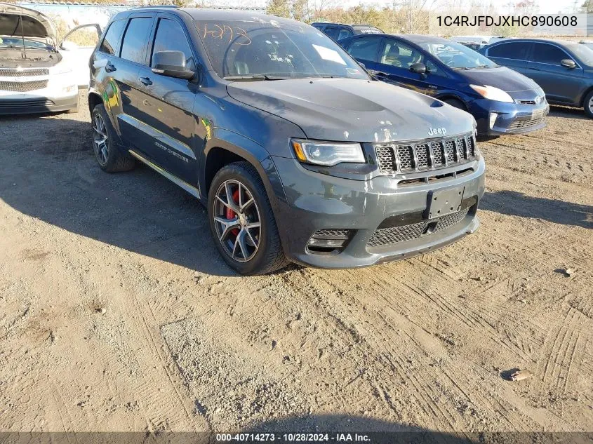 2017 Jeep Grand Cherokee Srt 4X4 VIN: 1C4RJFDJXHC890608 Lot: 40714273