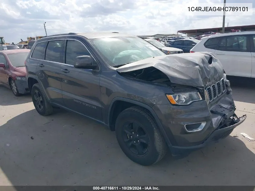 2017 Jeep Grand Cherokee Laredo 4X2 VIN: 1C4RJEAG4HC789101 Lot: 40716611