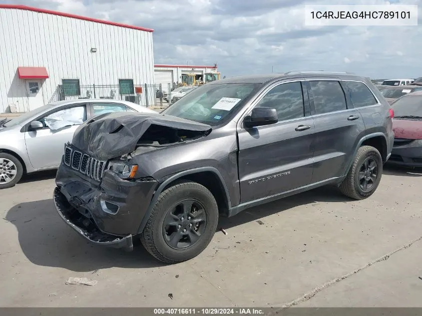 2017 Jeep Grand Cherokee Laredo 4X2 VIN: 1C4RJEAG4HC789101 Lot: 40716611