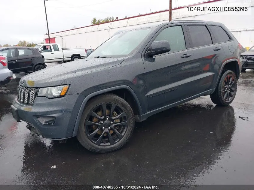 2017 Jeep Grand Cherokee Altitude 4X4 VIN: 1C4RJFAGXHC855396 Lot: 40740265