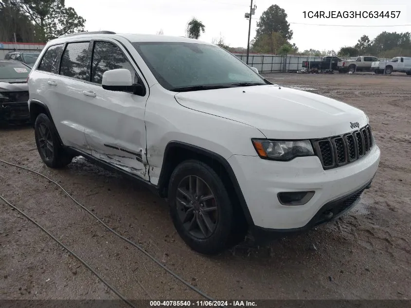 2017 Jeep Grand Cherokee 75Th Anniversary Edition 4X2 VIN: 1C4RJEAG3HC634457 Lot: 40785540